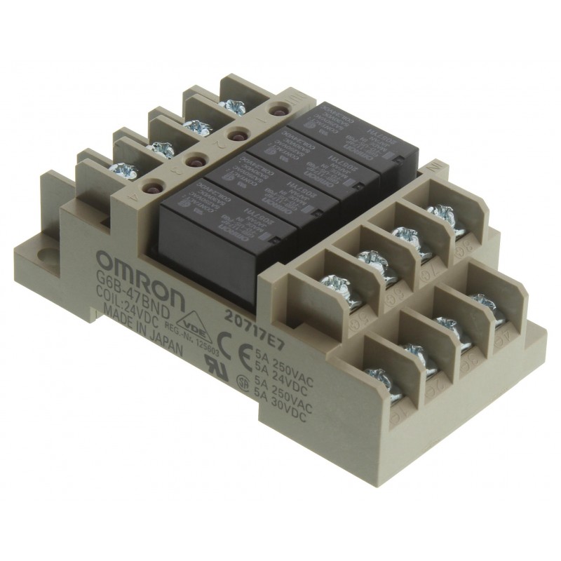 omron g6b-4bnd dc24v 继电器