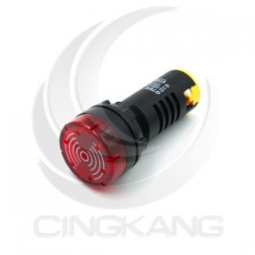 GTEK 22φ閃光蜂鳴器 AC/DC 24V 紅