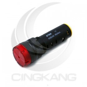 GTEK 16φ閃光蜂鳴器 AC/DC 24V 紅