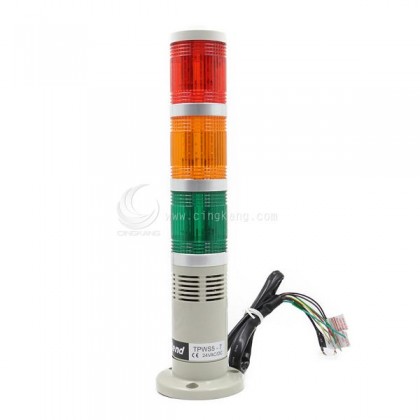 TPWS5-L73ROG 天得50盤式閃光燈+蜂鳴器 24V LED紅/橙/綠