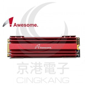 Awesome M.2 SSD NGFF 2280散熱片(紅) AWD-M2HS2280R