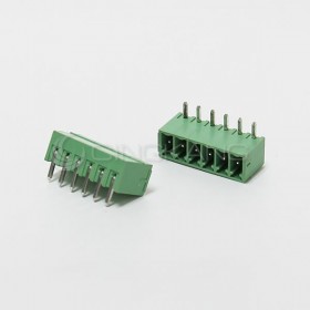 PCB 3.5-6P 端子台(公) 8A 300VAC 90度 (2入)