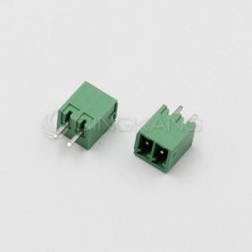 PCB 3.5-2P 端子台(公) 8A 300VAC 180度 (2入)