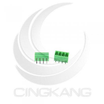 PCB 3.5-4P 端子台(公) 8A 300VAC 90度 (2入)