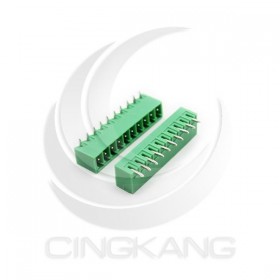 PCB 3.5-10P 端子台(公) 8A 300VAC 90度 (2入)