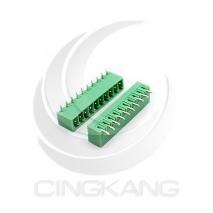 PCB 3.5-10P 端子台(公) 8A 300VAC 90度 (2入)