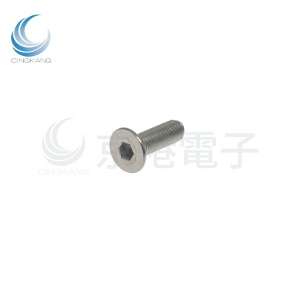 白鐵平頭內六角螺絲 M6*20(10pcs/包)