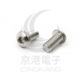 白鐵半丸頭內六角 M6*14 (10PCS/包)