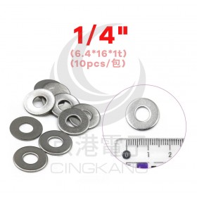 白鐵華司 M6 (10pcs/包)
