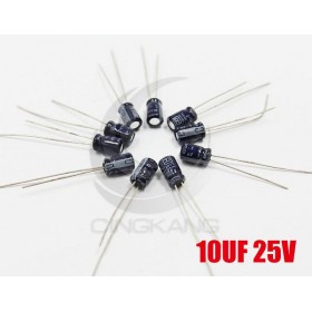 一般電容 10UF 25V 4*7 (10顆入)