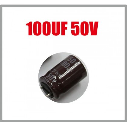 黑金剛電容 100UF 50V KY 8*11.5 (10顆入)