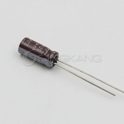 黑金剛電容 2.2UF 50V KY 5*11 (10顆入)