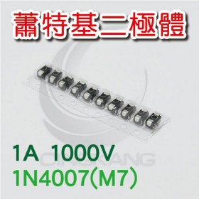 蕭特基二極體 1N4007(M7) 1A/1000V (10PCS/包)