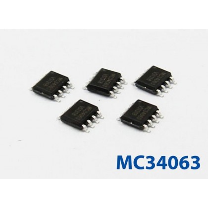 MC34063 (SOP-8) DC-DC 電源IC 輸出電流1.5A (5入)