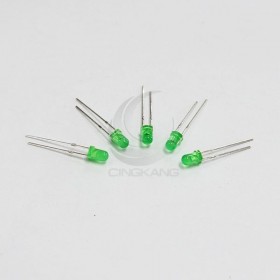 LED燈珠3mm-綠色發綠光 1.8V-2.2V(10pcs/包)