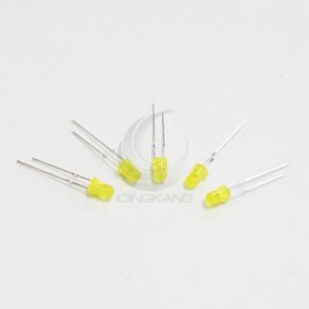 LED燈珠3mm-黃色發黃光 1.8~2.2V(10pcs/包)