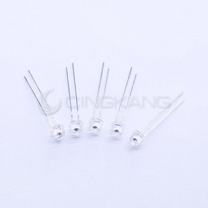 LED 燈珠草帽5mm 發黃光 1.98~2.05V (10PCS/入)