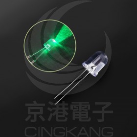 10mm 透明殼高亮度LED-綠色 (10PCS/入)