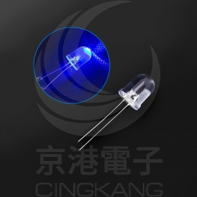 10mm 透明殼高亮度LED-藍色 (10PCS/入)