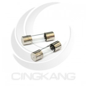 20mm 6A 250V 玻璃保險絲 鐵頭 (100PCS/盒)