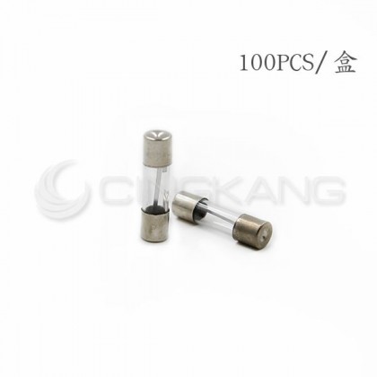 20mm 20A 250V 玻璃保險絲 鐵頭  (100PCS/盒)