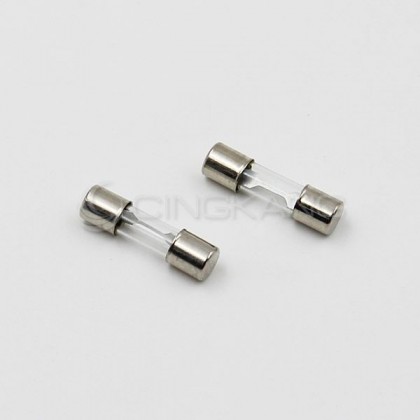 20mm 8A 250V 玻璃保險絲 鐵頭 (100PCS/盒)