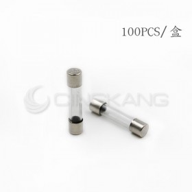 30mm 3A 250V 玻璃保險絲 鐵頭 (100PCS/盒)