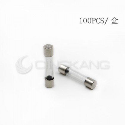 30mm 3A 250V 玻璃保險絲 鐵頭 (100PCS/盒)