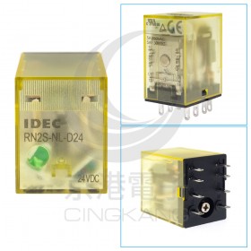 IDEC 和泉 RN2S-NL-DC24  附燈繼電器
