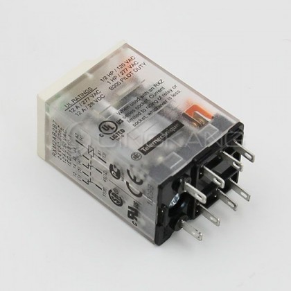 RXM2AB2B7 2P帶燈AC24V 8PIN (RX12A12B2B7取代) 繼電器