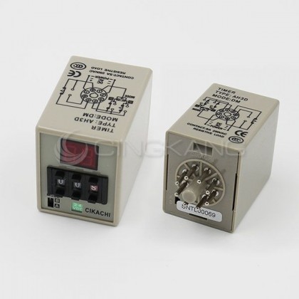 數位型多段限時繼電器 AH3D-DM 24VDC(0.1~99小時)