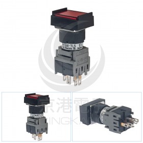 AH164-TL5R11E3  富士 交替型 16ψLED 1A1B DC24V 紅色