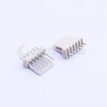 Molex 2.54連接器-6P 公插頭 (20入)