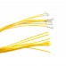 Molex 2.54 #1061單頭線 26AWG 黃色 40CM 頭切斷(10PCS/包)