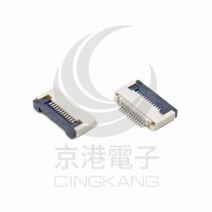 FFC扁平電纜連接器12P 0.5mm 翻蓋式-下接