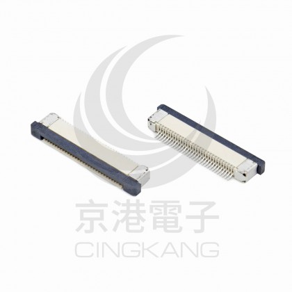 FFC扁平電纜連接器30P 0.5mm 抽屜式-下接