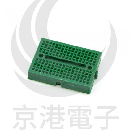 迷你麵包板 SYB-170孔 (尺寸:35*47mm)-綠色