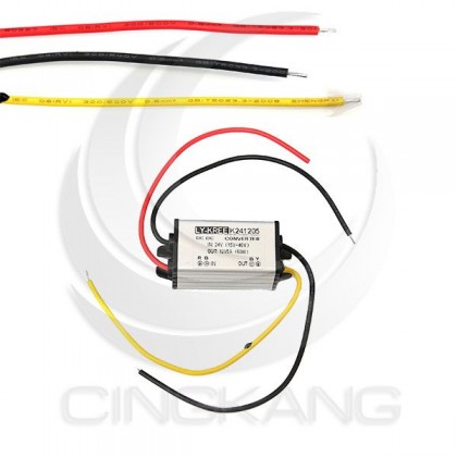 DC降壓模組 15~36V→ 12V 5A 60W (防水型)