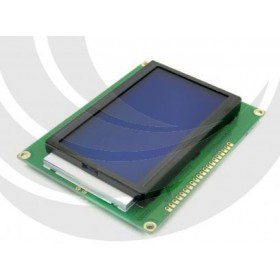 LCD12864藍屏/中文字型/背光液晶顯示模組5V ST7920