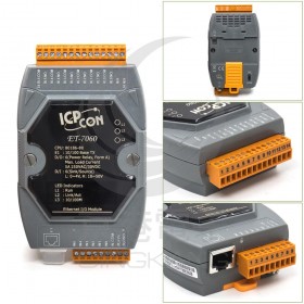 Ethernet I/O with 6-ch Relay DI ET-7060CR