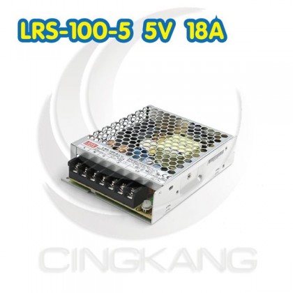 明緯 電源供應器 LRS-100-5 5V 18A