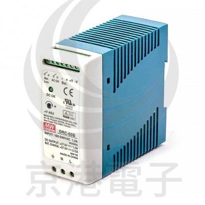 明緯 電源供應器 DRC-60B +27.6V1.4A +27.6V0.75A