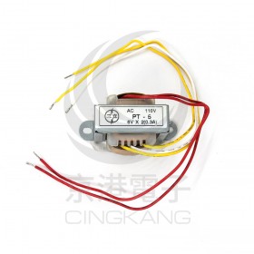 PT-5 AC110轉AC6V x2 0.3A電源用變壓器