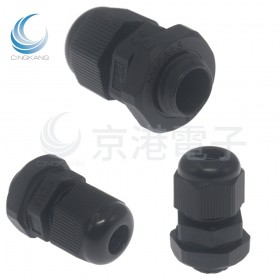 防水尼龍電纜接頭連接器 M12*1.5 黑色 範圍3- 6.5mm