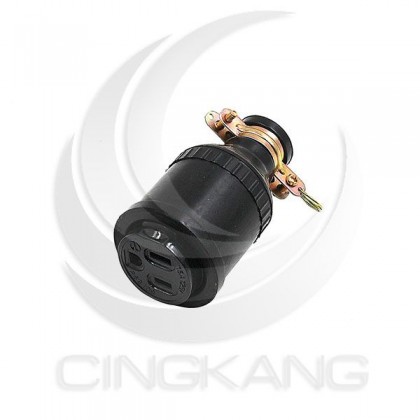 3P 125V H型接地中間插座15A (LK-5215)