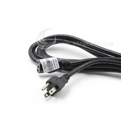 3P美式雙頭電源線 300V 16AWG*3C 5M (符合安規)