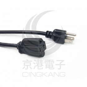 AC電源延長線 16AWG 美規3P 5M (延長用)