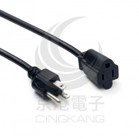 AC電源延長線 16AWG 美規3P 10M (延長用)