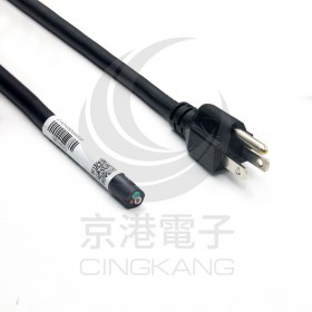 美式單頭AC電源線 3M(10尺) 300V 3*14AWG (符合安規)