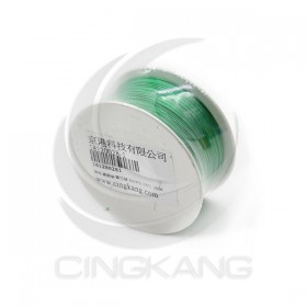 綠色 鍍銀線/單芯線 30AWG 105℃ 500ft